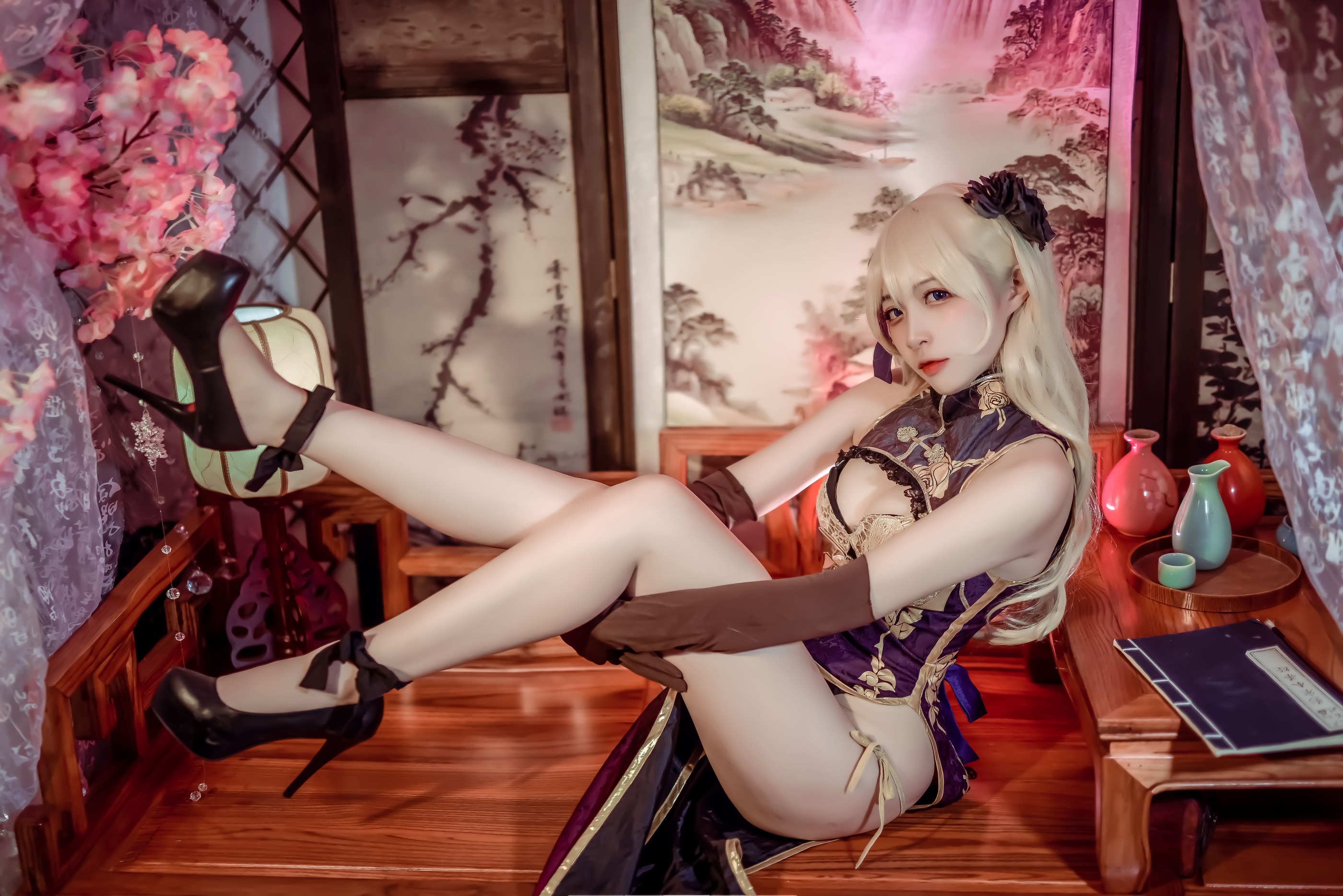 图片[1]-二佐Nisa – NO.018 二佐 金莲 [20P]-XikXak